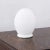 Small White Satin Murano Glass Table Lamp, Italy For Sale - Image 10 of 10