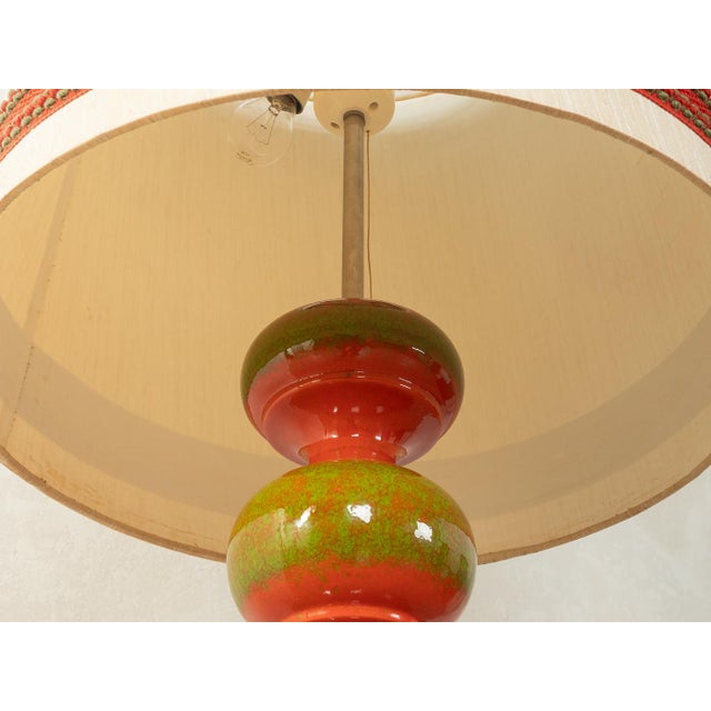 Textile Bubble Table Lamp from Kaiser Leuchten, 1960s For Sale - Image 7 of 9