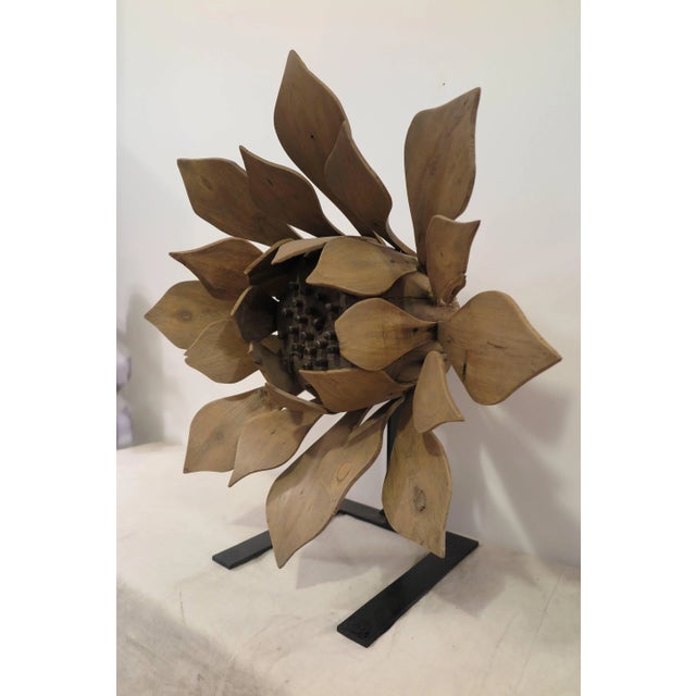 Early 20th Century Folk Art Flower For Sale - Image 4 of 11