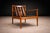 Grete Jalk Armchair in Caviuna & Mushroom Brown Bouclé, Rino Levi, Brazil, 1960s - Lot 491C For Sale - Image 10 of 17