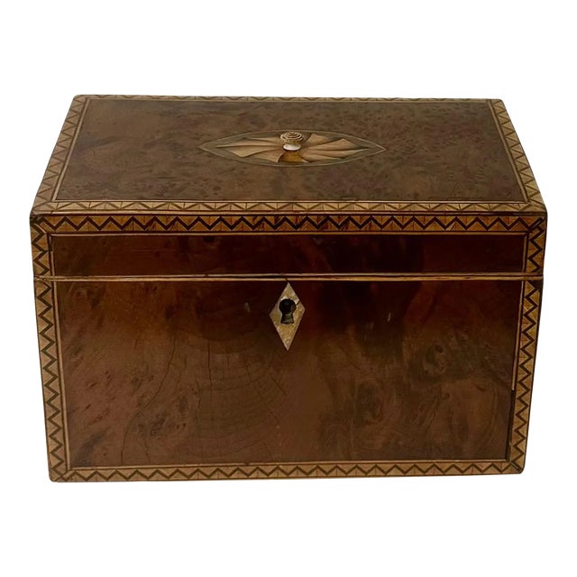 Early 19th Century English Early Tea Caddy For Sale