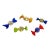 Vintage Murano Style Blown Glass Candies, Set of 5 For Sale