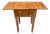 Antique Flame Mahogany Drop-Leaf Work Table With Rope Twist Legs, C. 1840-1860 For Sale