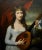 Realism John Singleton Copley Attributed 18th Century Oil Painting "Portrait of a Girl With Lute" For Sale - Image 3 of 12