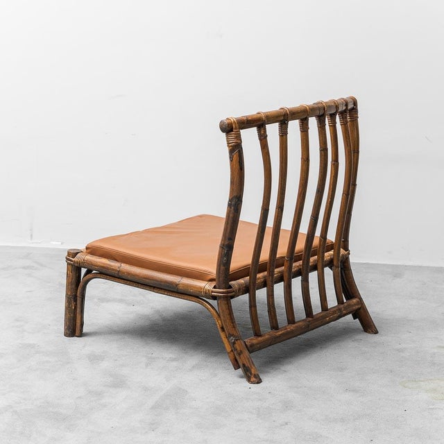 Wooden and Eco-Leather Armchairs from Alberto Smania, 1970s, Set of 2 For Sale - Image 6 of 12