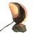 1970s Tahitian Turbo Marmoratus Mother-of-Pearl Shell Mood Lamp For Sale - Image 13 of 16