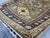 Brown and Navy Kazak Style Tribal Area Rug With Medallions, 5' X 7'7" For Sale - Image 14 of 15