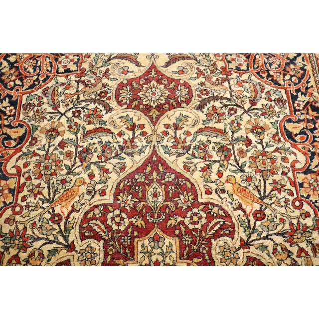 an early 20th-century Classic Persian Isfahan Pictorial Rug Details rug no. j2304 size 4' 7" x 6' 7" (140 x 201 cm