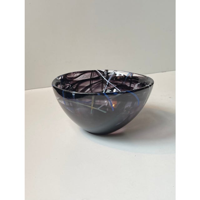 Kosta Boda Contrast Art Glass Bowl by Anna Ehrner for Kosta Boda, 1990s For Sale - Image 4 of 8