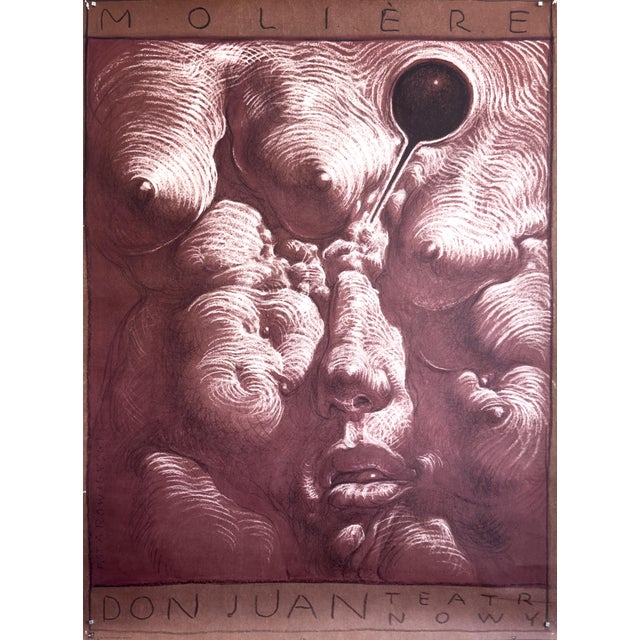 Don Juan Original Theater Poster by Franciszek Starowieyski, 1983 For Sale