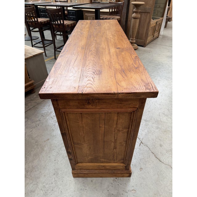 1960s Fir Wood Counter, 1960s For Sale - Image 5 of 11