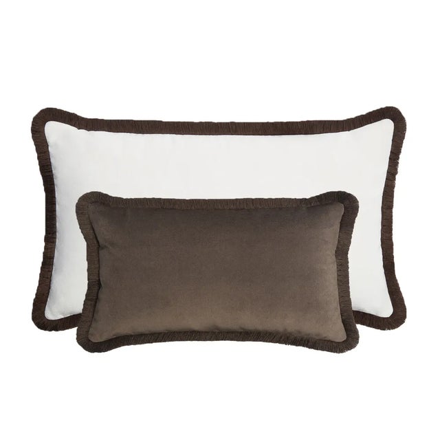 Happy Cushion Covers from Lo Decor, Set of 2 For Sale - Image 6 of 6