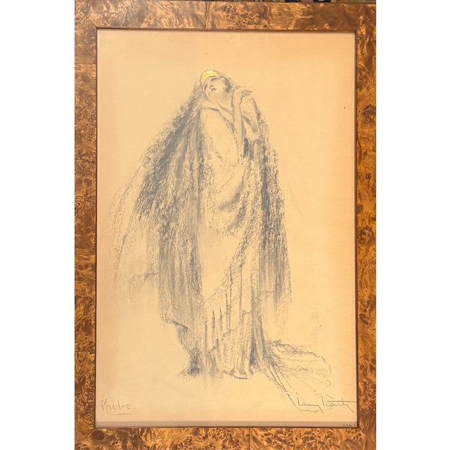 Louis Icart, Female Figure, Late 19th Century, Charcoal on Paper For Sale - Image 7 of 7