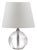 2020s 14-Inch H Table Lamp - Clear For Sale - Image 5 of 5