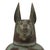 Mid 20th Century A Pair of Exquisite Vintage Hand-Forged Tin Canopy Jars Duamutf (Jackal) and Kebekhsenuf (Falcon) For Sale - Image 5 of 15