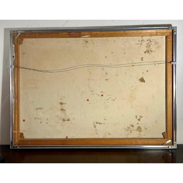 Inspired by Ralph Lauren, Original Galloping Horses Oil on Canvas, Signed by Artist For Sale - Image 10 of 12