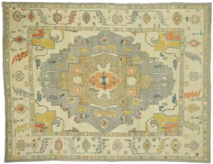 Turkish Oushak Rug - 10'03 X 13'04