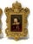 Spanish Nobility Small Portraits 1960s From Seville Casa Rodan Sevilla Decoupage For Sale - Image 4 of 12