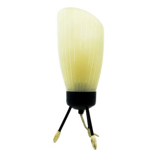 Pop Art Glass Bedside Lamp, Poland, 1960s For Sale