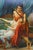 Wood Sappho and Phaon Contemporary School Oil Painting After Jacques-Louis David 72" For Sale - Image 7 of 12
