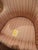 Vintage Meyer Gunther Martini French-Style Bergère Chair in Blush Stripe For Sale In New York - Image 6 of 10