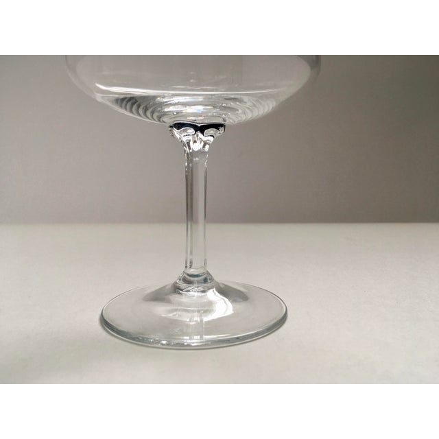 1970s 1970’s Silver Rimmed Champagne Saucers- A Pair For Sale - Image 5 of 10