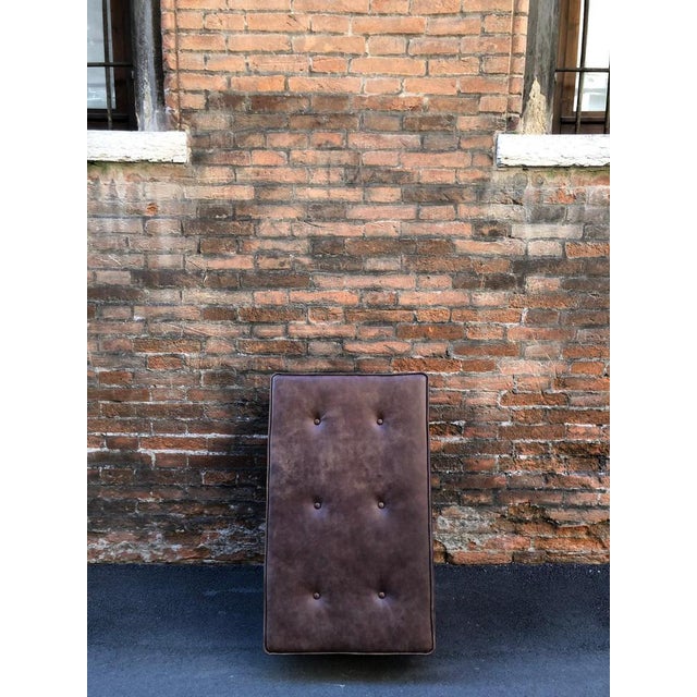 Leather Pouf from Pescetta For Sale - Image 11 of 17
