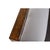 Wood Restored 1970s Milo Baughman Style Gray Cube Chair With Wood Sides For Sale - Image 7 of 11