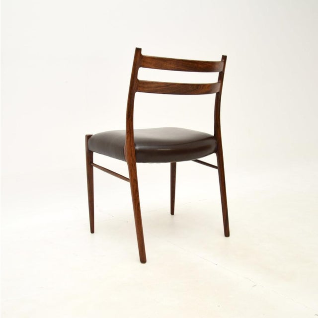 Danish Dining Chairs attributed to Arne Wahl Iversen, 1960s, Set of 4 For Sale - Image 9 of 12