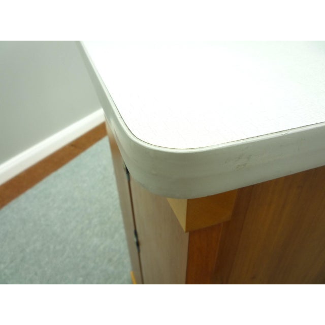 Mid-Century Walnut Office Desk, 1950s For Sale - Image 14 of 18