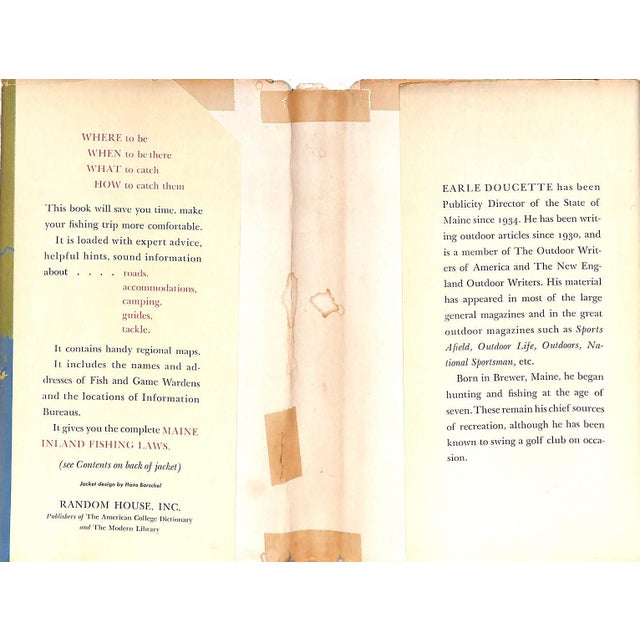 Traditional "The Fisherman's Guide to Maine" 1951 Doucette, Earle For Sale - Image 3 of 10