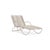 Brown Jordan Walter Lamb Aluminum Contoured Chaise, Dove frame with Pebble fabric For Sale - Image 13 of 13