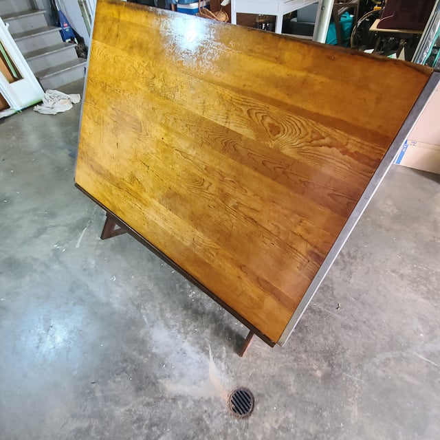 Anco-Bilt Drafting Table (Pre 1956) For Sale - Image 17 of 18