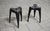 Model Wisdom Tooth stools designed in 1988 by Yasu Sasamoto and manufactured by Dulton, Japan. Painted metal. This piece...