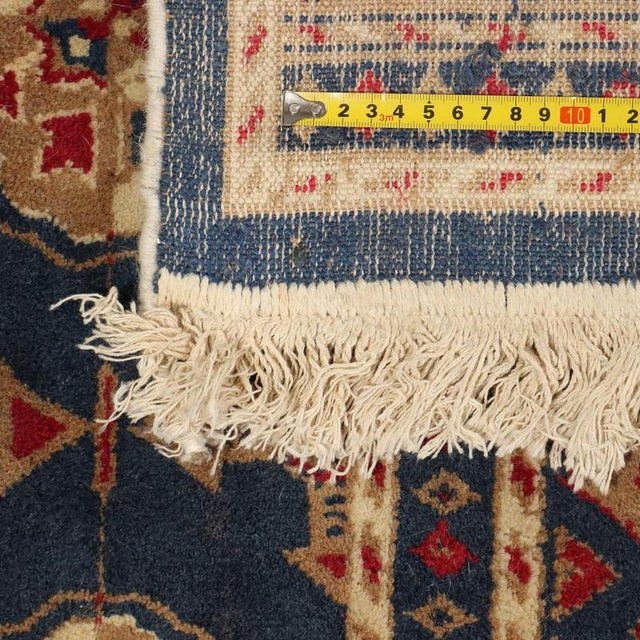 Textile Modern Machine-Made Thin Knot Cotton Rug For Sale - Image 7 of 8