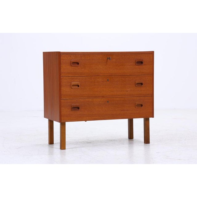 Mid-Century Teak Chest of Drawers, 1960s-1970s For Sale - Image 3 of 12