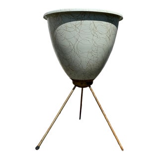Mid-Century Modern Tripod Bullet Planter For Sale