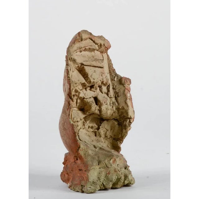 Italian Face Sculpture in Terracotta, 1900s For Sale - Image 6 of 9