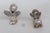 Silver Plated Cherub Pair Miniature Christmas Angels 2pc Holiday Figures 4812b For Sale In Miami - Image 6 of 12