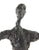 Modern Dark Patinated Falling Man Sculpture, Bronze For Sale - Image 8 of 11