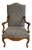 Early 20th Century French Carved Upholstered Side Chair For Sale
