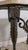 Stone Marble Top Iron & Bronze Base French Console Table For Sale - Image 7 of 17