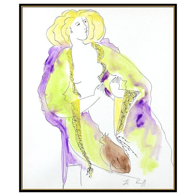 Contemporary Late 20th Century Peaceful, Linda Le Kinff For Sale - Image 3 of 5