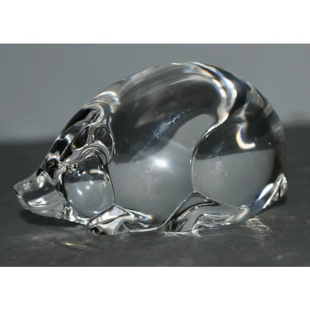 Vintage Steuben Crystal Pig Figurine For Sale In Philadelphia - Image 6 of 11