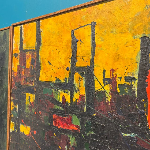 Gaetano Alibrandi, Landscape Paintings, 1961, Oil on Canvas For Sale - Image 17 of 18