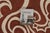 Contemporary Mid-Century Brick Red & Cream Abaca Rug by Rug & Kilim, India For Sale - Image 9 of 10