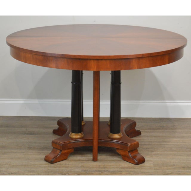 Ethan Allen Medallion Collection 46" Round Cherry Dining ... (640 x 640 Pixel)