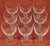 Vintage Crystal Fluted Wine Goblets - Set of 9 For Sale In Greenville, SC - Image 6 of 18