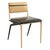 Metal "Martin" Chair, With Bronze & Stainless Steel, Tailor Made Leather For Sale - Image 7 of 8
