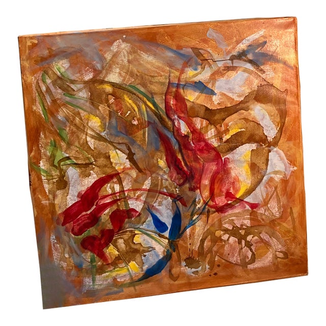 "Contemplation", Contemporary American Abstract Oil Painting For Sale